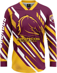 Brisbane Broncos NRL Mens Motor Cross MX Jersey