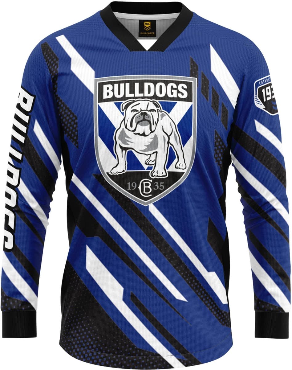 Canterbury Bulldogs NRL Mens Motor Cross MX Jersey