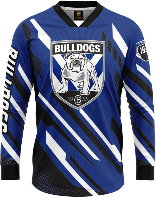 Canterbury Bulldogs NRL Mens Motor Cross MX Jersey