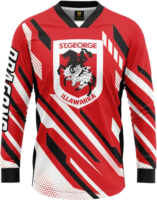 St George Dragons NRL Mens Motor Cross MX Jersey