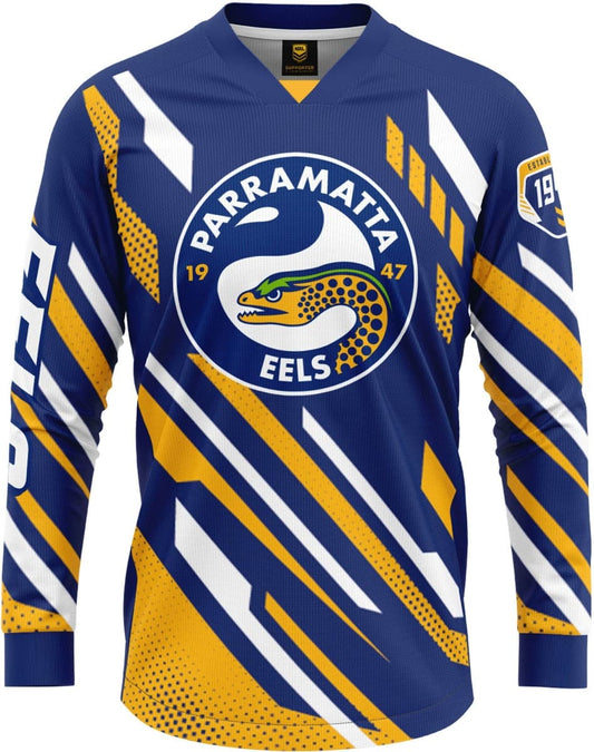 Parramatta Eels NRL Mens Motor Cross MX Jersey
