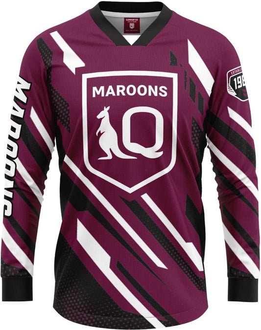 QLD Maroons State of Origin Mens Motor Cross MX Jersey