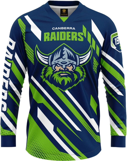 Canberra Raiders NRL Mens Motor Cross MX Jersey