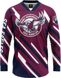Manly Sea Eagles NRL Mens Motor Cross MX Jersey