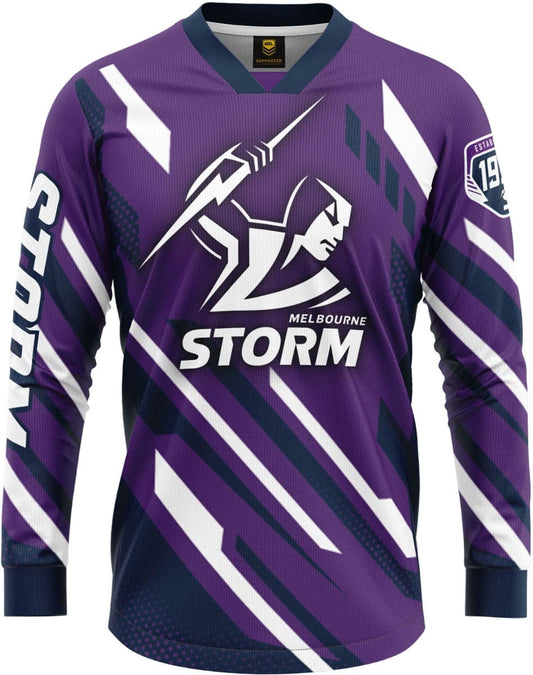 Melbourne Storm NRL Mens Motor Cross MX Jersey