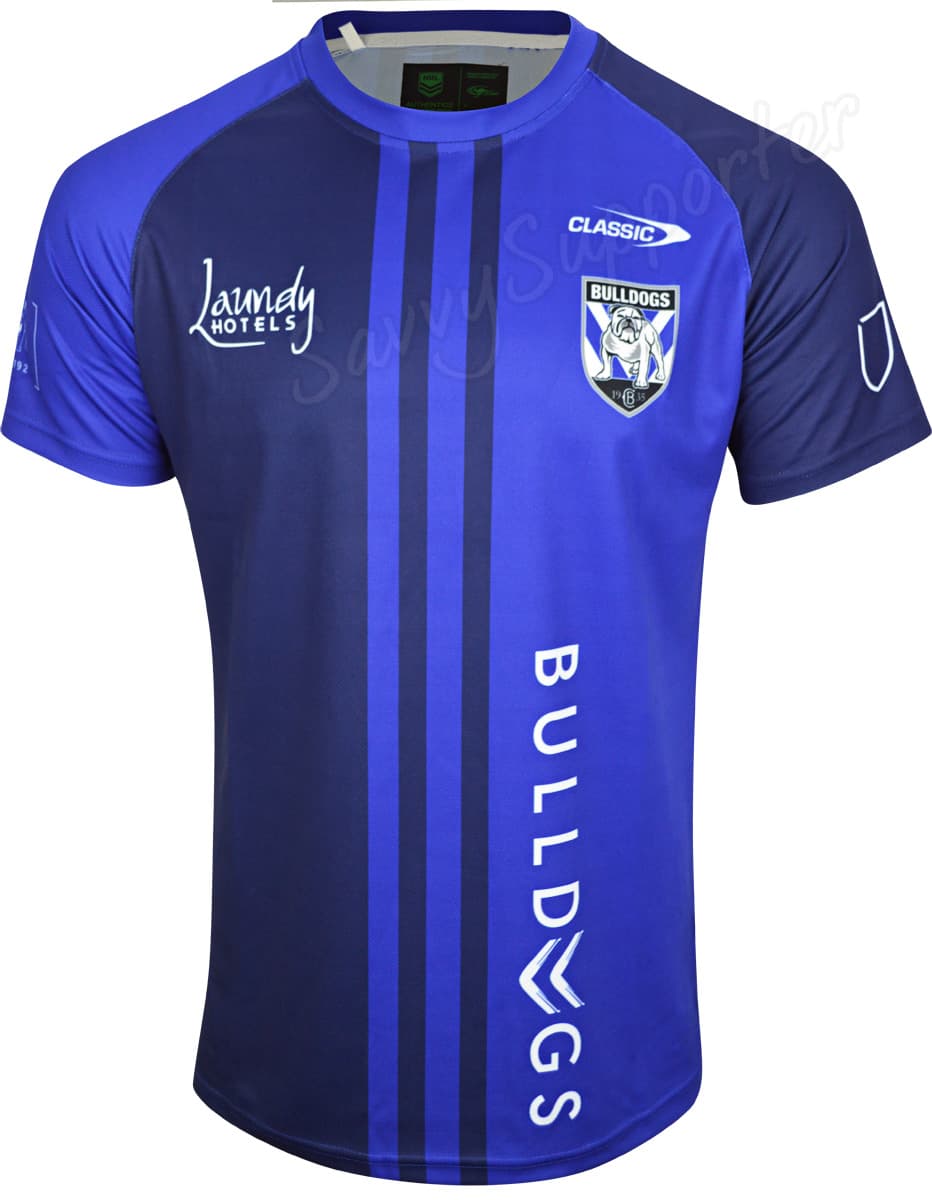 Canterbury Bulldogs NRL Mens Warm Up Tee Size 3XL ONLY