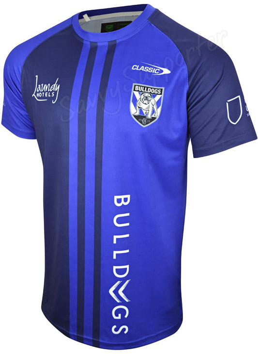Canterbury Bulldogs NRL Mens Warm Up Tee Size 3XL ONLY