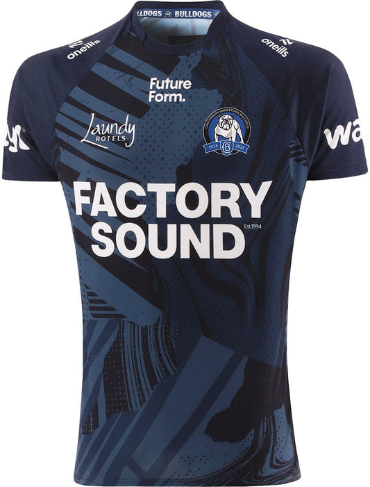 Canterbury Bulldogs 2025 NRL Mens Navy Training Shirt