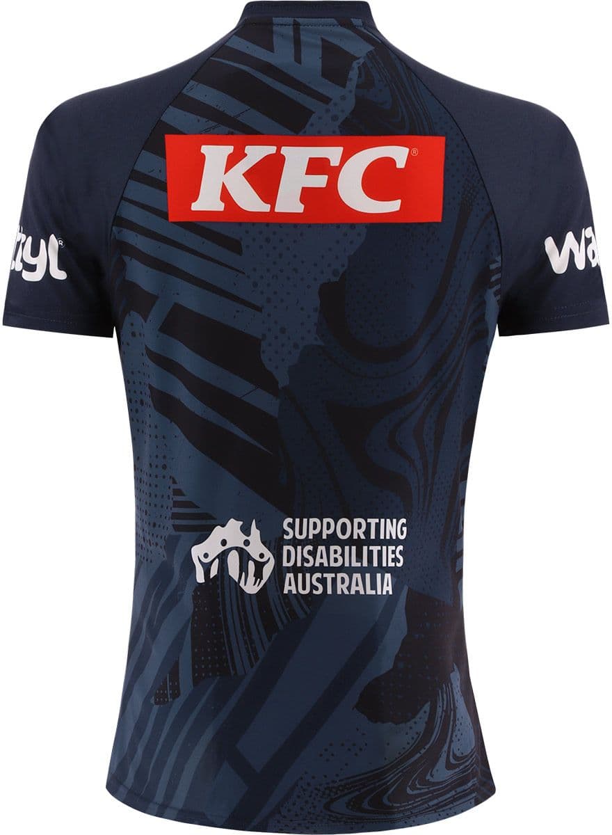 Canterbury Bulldogs 2025 NRL Mens Navy Training Shirt