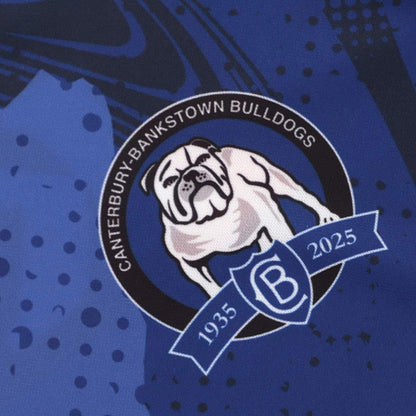 Canterbury Bulldogs 2025 NRL Mens Blue Training Shirt