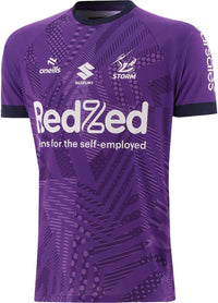 Melbourne Storm 2024 NRL Mens Purple Training Shirt