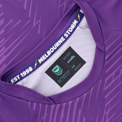 Melbourne Storm 2025 NRL Mens Purple Training Shirt