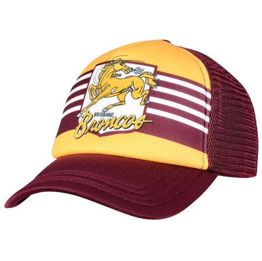 Brisbane Broncos 2025 NRL Retro Trucker Cap
