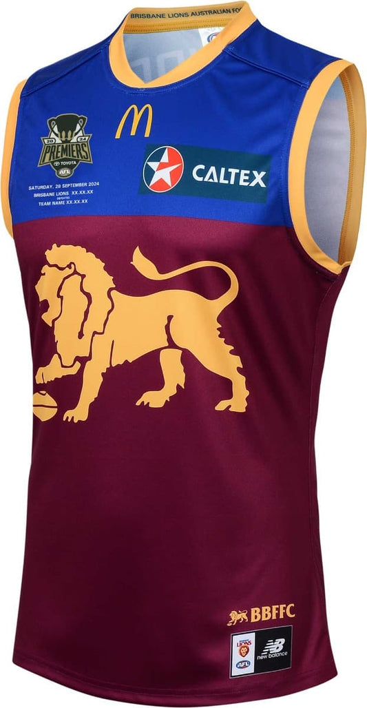 Brisbane Lions 2024 AFL Kids Premiers Guernsey