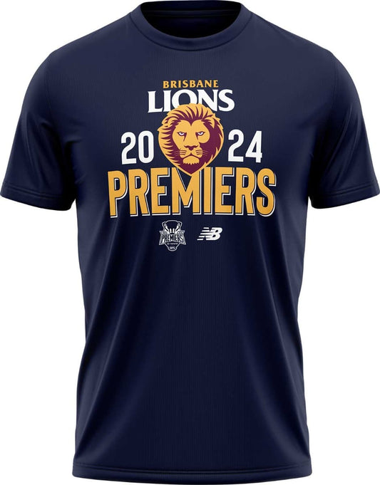 Brisbane Lions 2024 AFL Kids Premiers Tee