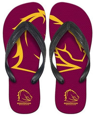 Brisbane Broncos NRL Mens Beach Thongs