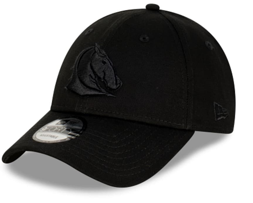 Brisbane Broncos NRL New Era 9FORTY Black on Black Snapback Cap