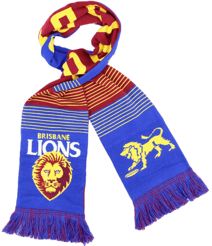 Brisbane Lions AFL Adults Linebreak Scarf