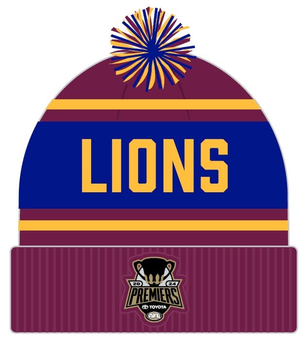Brisbane Lions 2024 AFL Premiers Beanie