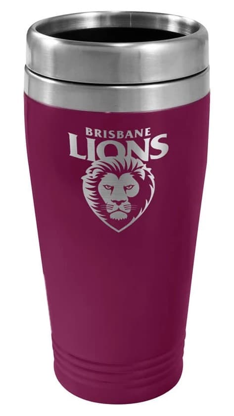 Brisbane Lions AFL Stainless Steel Travel Mug