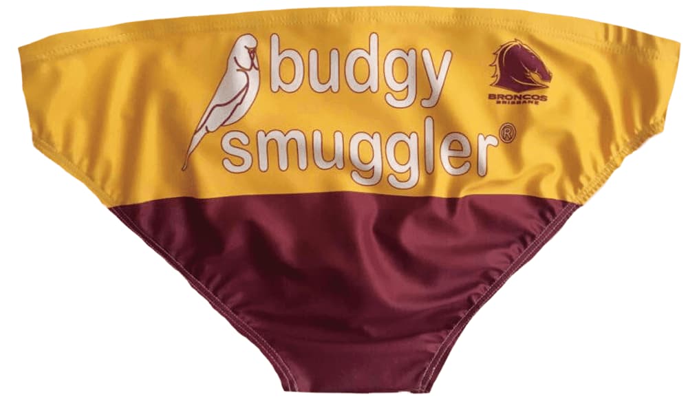 Brisbane Broncos NRL Mens Budgy Smuggler Swimmers
