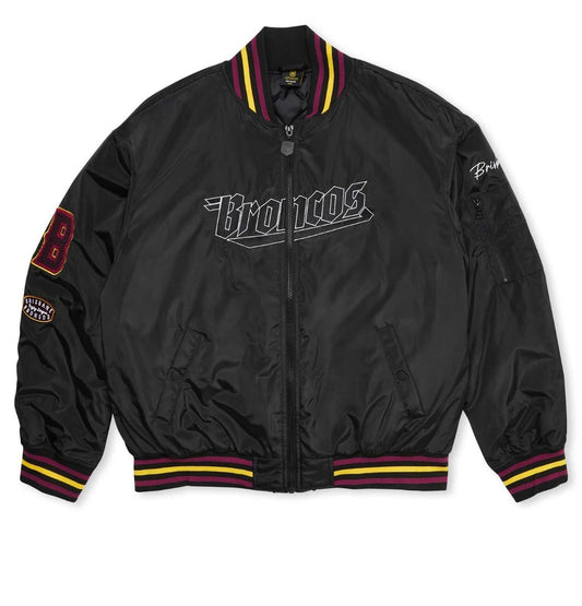 Brisbane Broncos NRL Mens Bomber Jacket