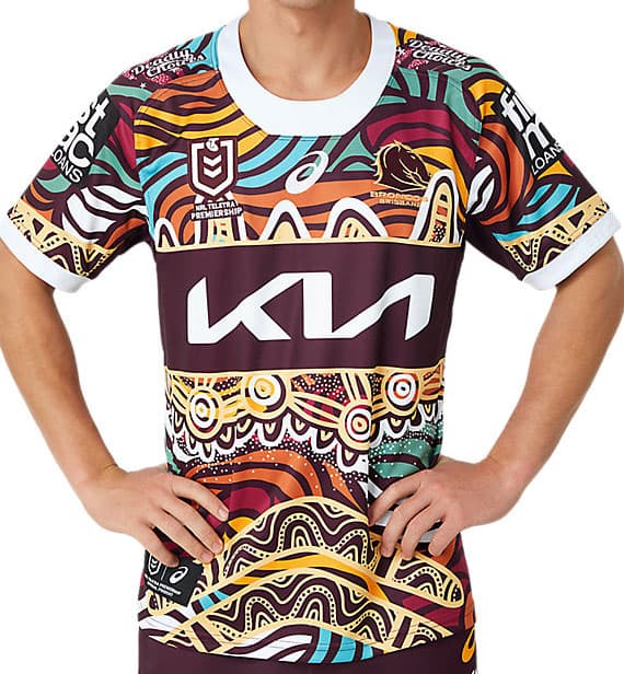 Brisbane Broncos 2023 NRL Mens Indigenous Jersey