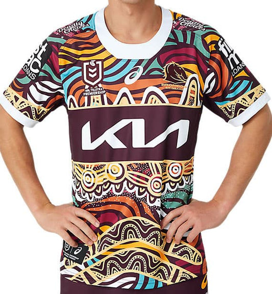Brisbane Broncos 2023 NRL Mens Indigenous Jersey