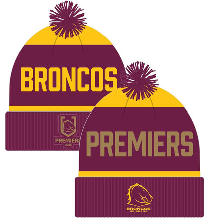 Brisbane Broncos 2025 NRL Premiers Beanie *PRESALE*