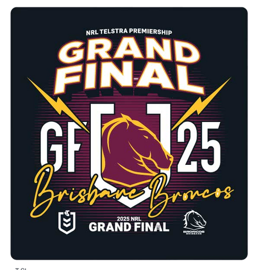 Brisbane Broncos 2025 NRL Mens Grand Final Shirt