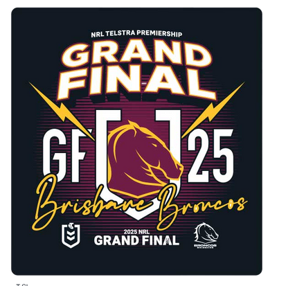 Brisbane Broncos 2025 NRL Kids Grand Final Shirt