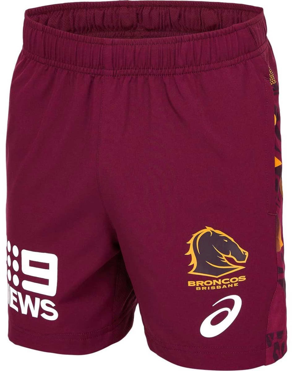 Brisbane Broncos NRL Kids Training Shorts