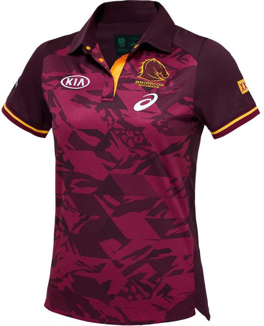Brisbane Broncos Ladies Training Polo Shirt