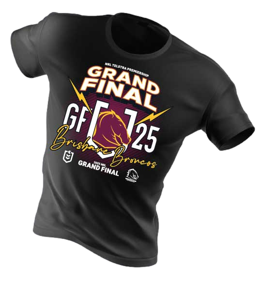 Brisbane Broncos 2025 NRL Mens Grand Final Shirt
