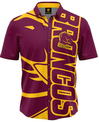 Brisbane Broncos NRL Mens Showtime Party Shirt