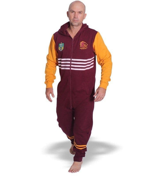 Brisbane Broncos NRL Adult Footysuit SALE