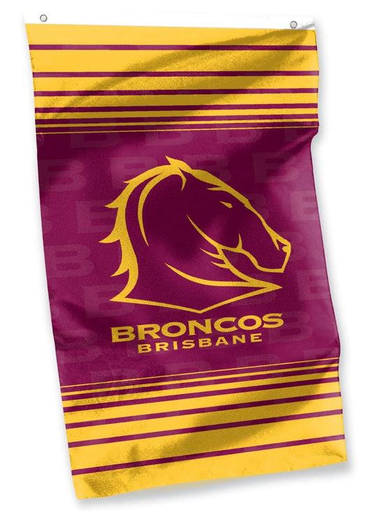Brisbane Broncos NRL Wall Cape Flag 900mm by 1500mm