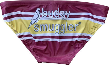 Brisbane Broncos NRL Mens Stripe Budgy Smuggler Swimmers