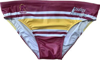 Brisbane Broncos NRL Mens Stripe Budgy Smuggler Swimmers