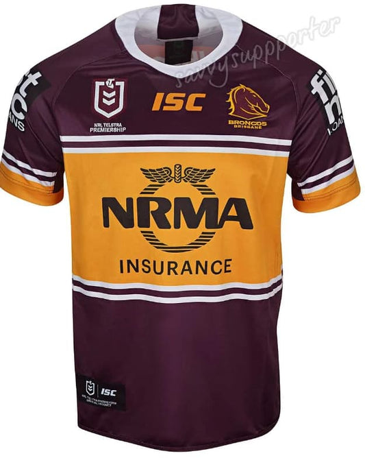 Brisbane Broncos Mens NRL Home Jersey