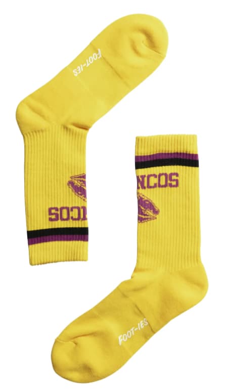 Brisbane Broncos NRL Adults Sports Crew 2 Pack Socks