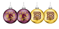 Brisbane Broncos NRL Christmas Baubles (set of 4)