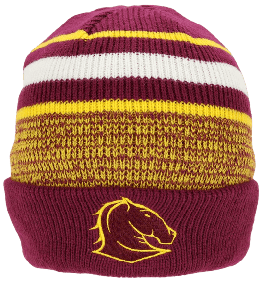 Brisbane Broncos NRL Cluster Beanie