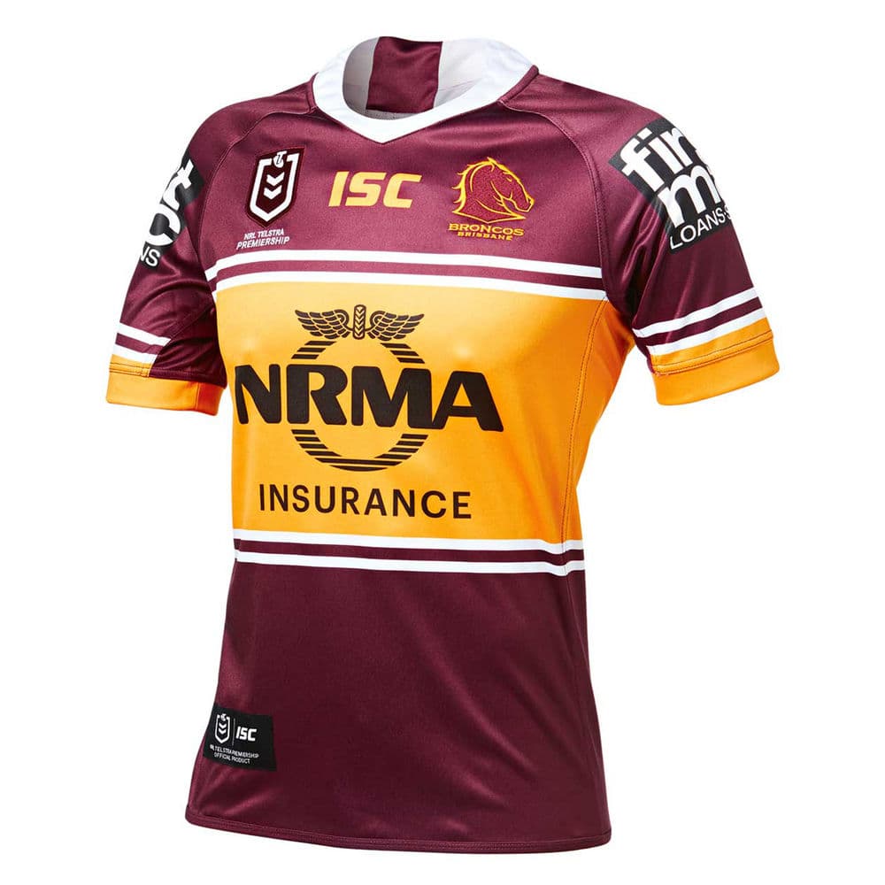 Brisbane Broncos NRL Ladies Home Jersey