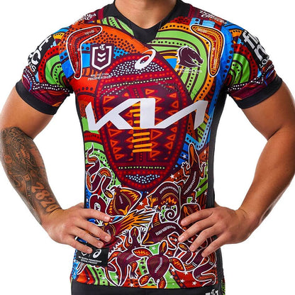 Brisbane Broncos NRL Kids Indigenous Jersey