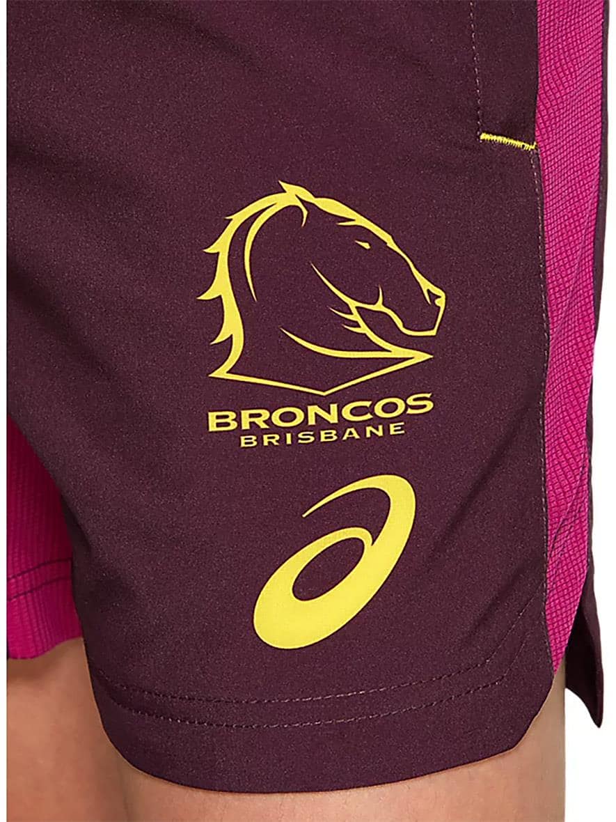Brisbane Broncos NRL Kids Training Shorts