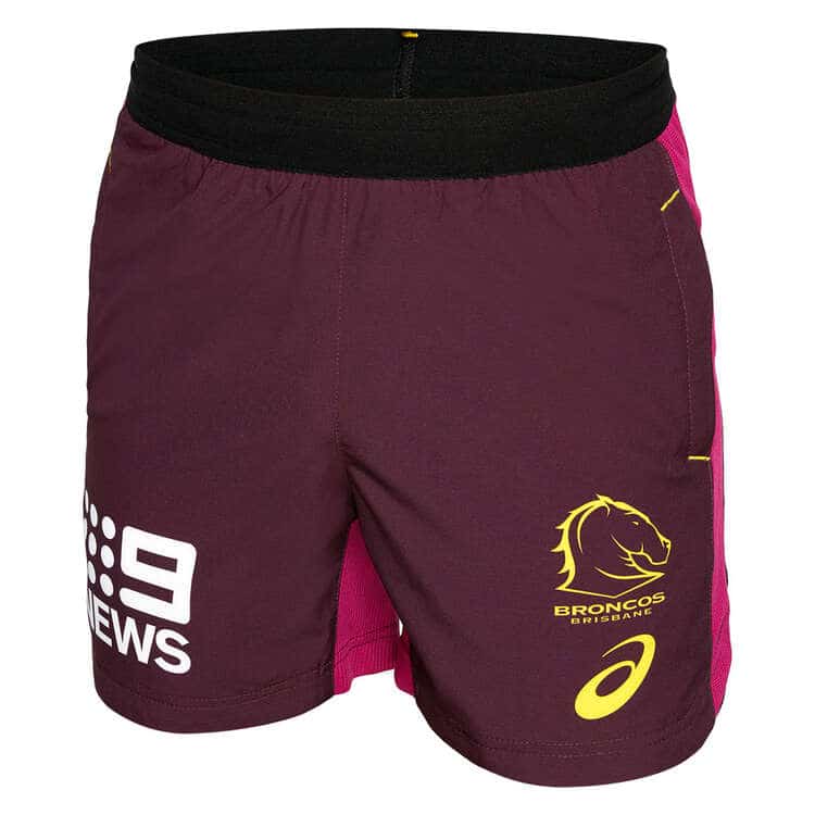Brisbane Broncos NRL Kids Training Shorts