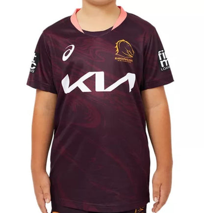 Brisbane Broncos 2023 NRL Kids Training Shirt