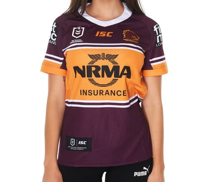 Brisbane Broncos NRL Ladies Home Jersey