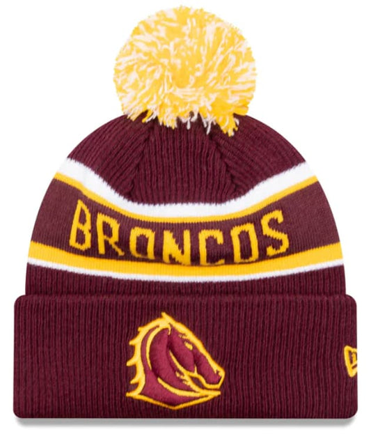 Brisbane Broncos NRL New Era Cuff Beanie